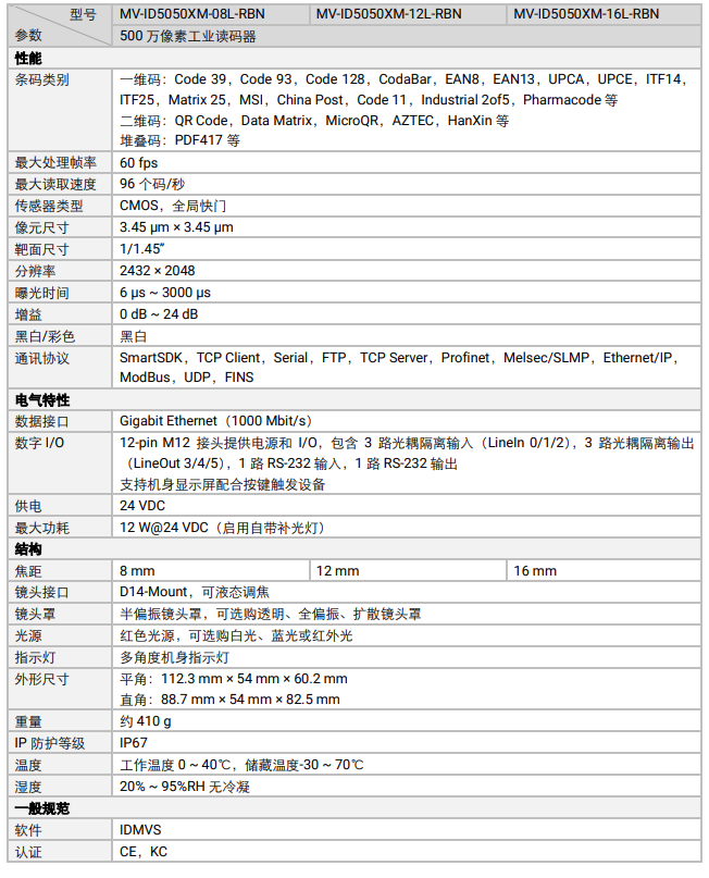 ?？礛V-ID5050XM-08L/12L/16L-RBN智能工業(yè)讀碼器500萬(wàn)像素.png